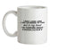 In My Head I'm Embroidery Ceramic Mug