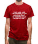 In My Head I'm Embroidery Mens T-Shirt