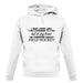 In My Head I'm Field Hockey unisex hoodie