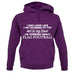 In My Head I'm Flag Football unisex hoodie