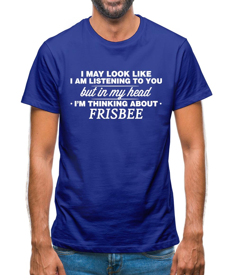 In My Head I'm Frisbee Mens T-Shirt