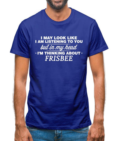In My Head I'm Frisbee Mens T-Shirt