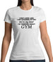 In My Head I'm Gym Womens T-Shirt