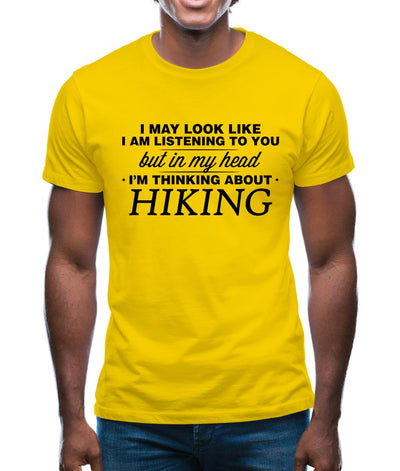 In My Head I'm Hiking Mens T-Shirt