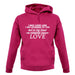 In My Head I'm Love unisex hoodie