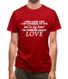 In My Head I'm Love Mens T-Shirt