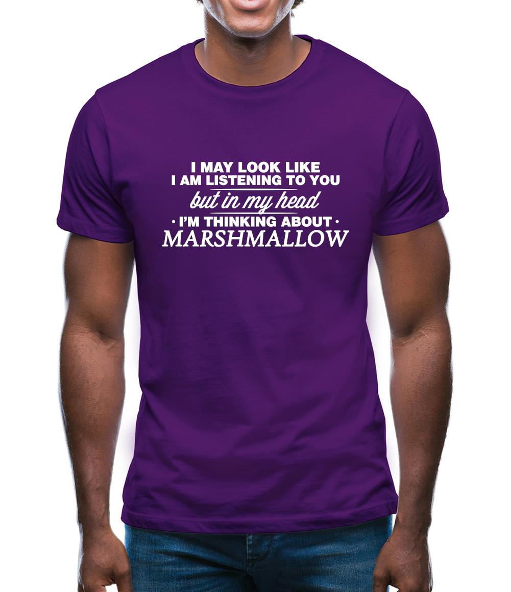 In My Head I'm Marshmallow Mens T-Shirt