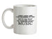 In My Head I'm Music Ceramic Mug