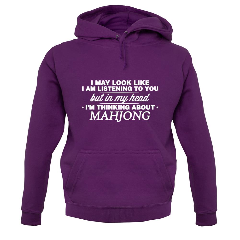 In My Head I'm Mahjong unisex hoodie