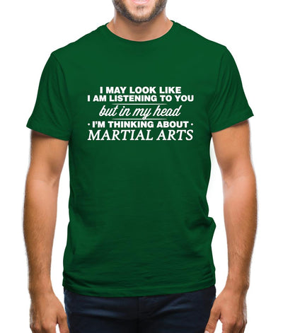 In My Head I'm Martial Arts Mens T-Shirt