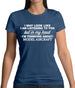 In My Head I'm Model Aircraft Womens T-Shirt