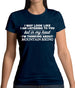 In My Head I'm Mountain Biking Womens T-Shirt
