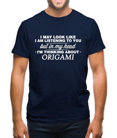 In My Head I'm Origami Mens T-Shirt