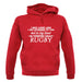 In My Head I'm Rugby unisex hoodie