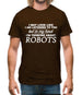 In My Head I'm Robots Mens T-Shirt