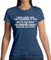In My Head I'm Roller Skating Womens T-Shirt