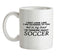 In My Head I'm Soccer Ceramic Mug