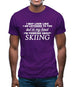 In My Head I'm Skiing Mens T-Shirt