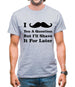 I Moustache You A Question Mens T-Shirt