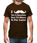 I Moustache You A Question Mens T-Shirt
