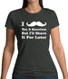 I Moustache You A Question Womens T-Shirt