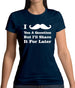 I Moustache You A Question Womens T-Shirt