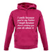 I Smile Because You'Re My Father unisex hoodie