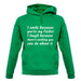 I Smile Because You'Re My Father unisex hoodie