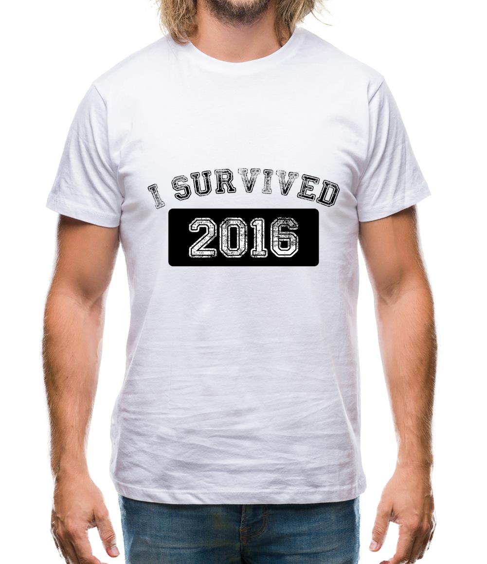 I Survived 2016 Mens T-Shirt