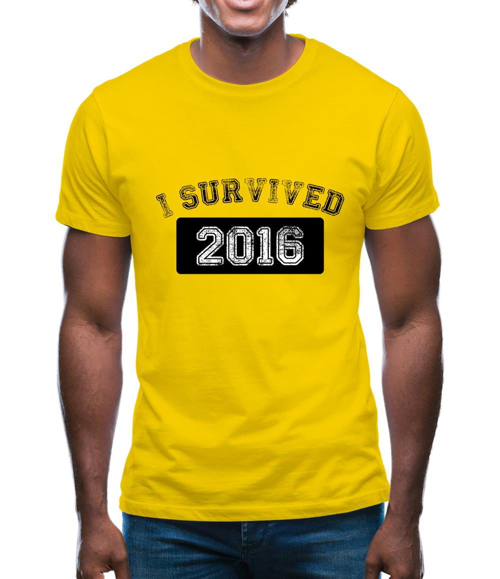 I Survived 2016 Mens T-Shirt