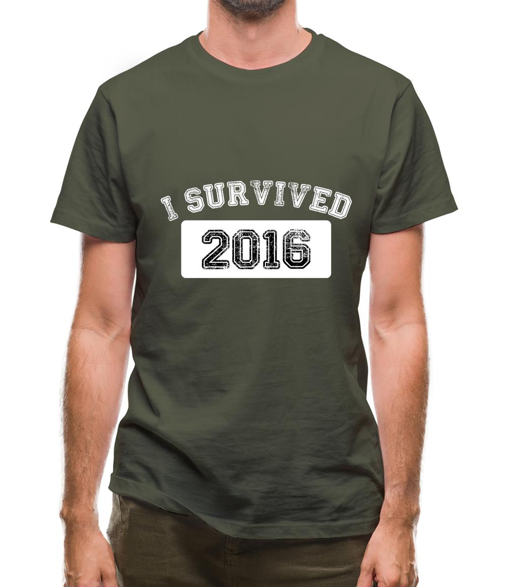 I Survived 2016 Mens T-Shirt
