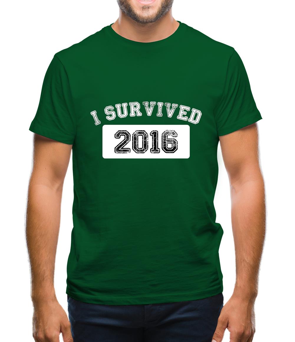 I Survived 2016 Mens T-Shirt