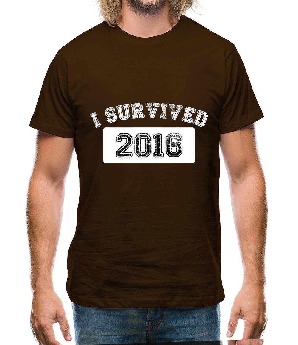 I Survived 2016 Mens T-Shirt