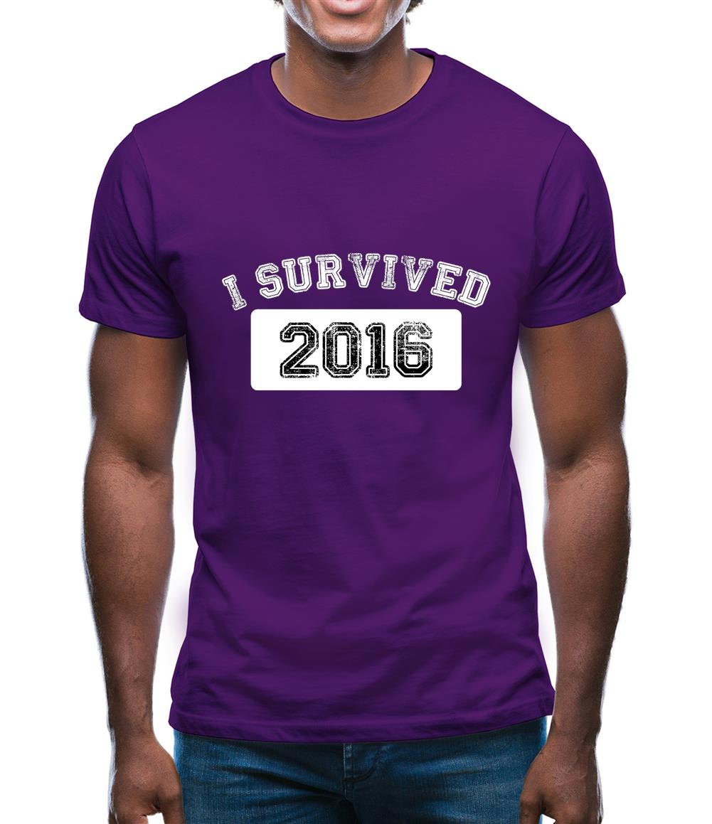 I Survived 2016 Mens T-Shirt