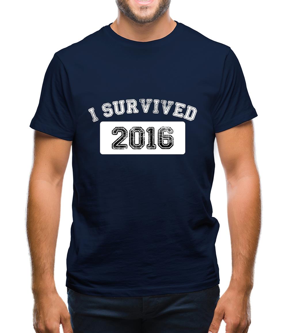 I Survived 2016 Mens T-Shirt