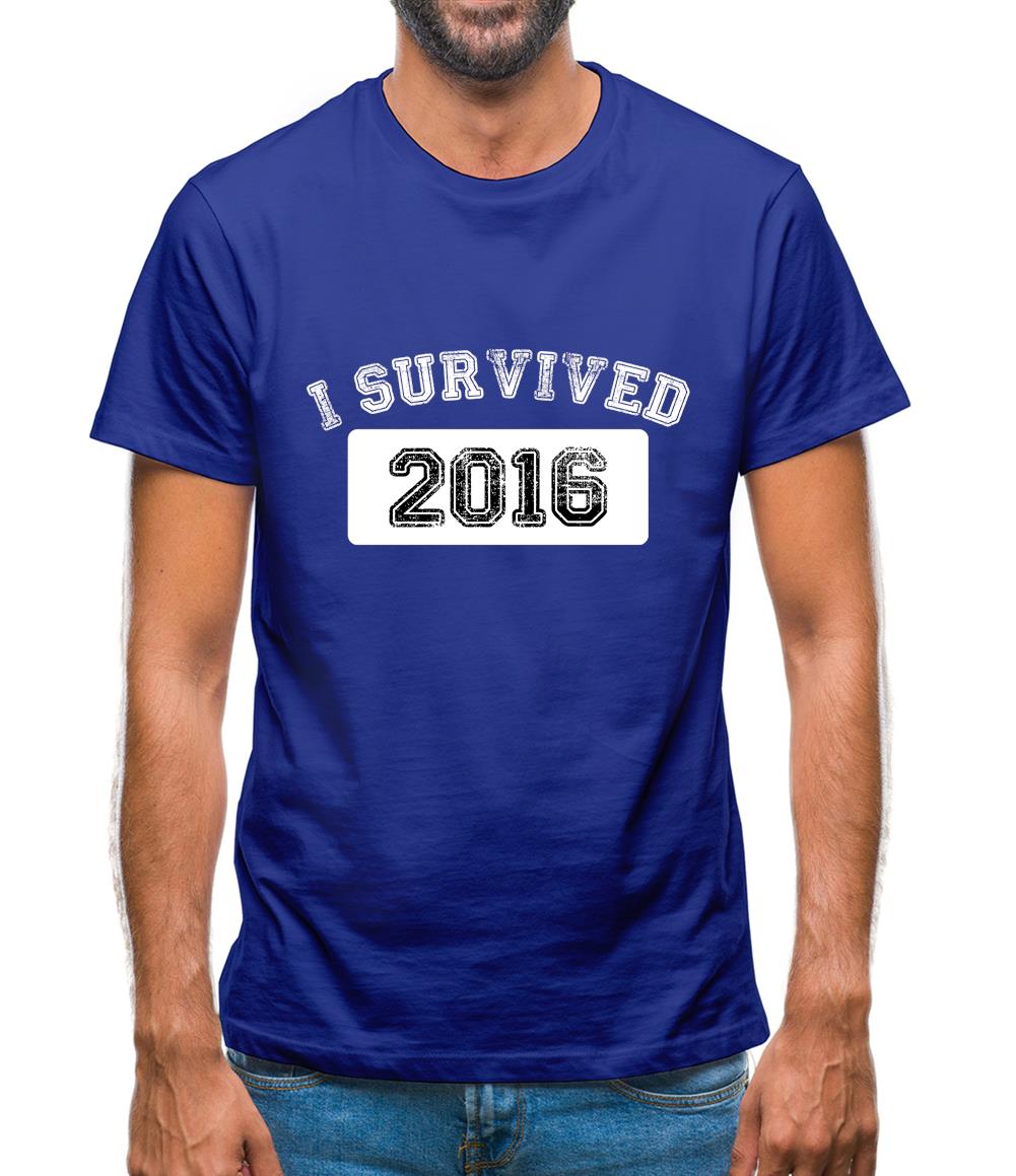 I Survived 2016 Mens T-Shirt