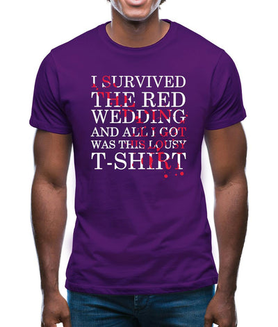 I Survived The Red Wedding Mens T-Shirt