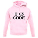 I Heart Code unisex hoodie