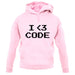 I Heart Code unisex hoodie