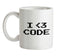I Heart Code Ceramic Mug