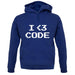 I Heart Code unisex hoodie