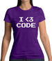 I Heart Code Womens T-Shirt