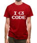 I Heart Code Mens T-Shirt
