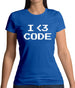 I Heart Code Womens T-Shirt