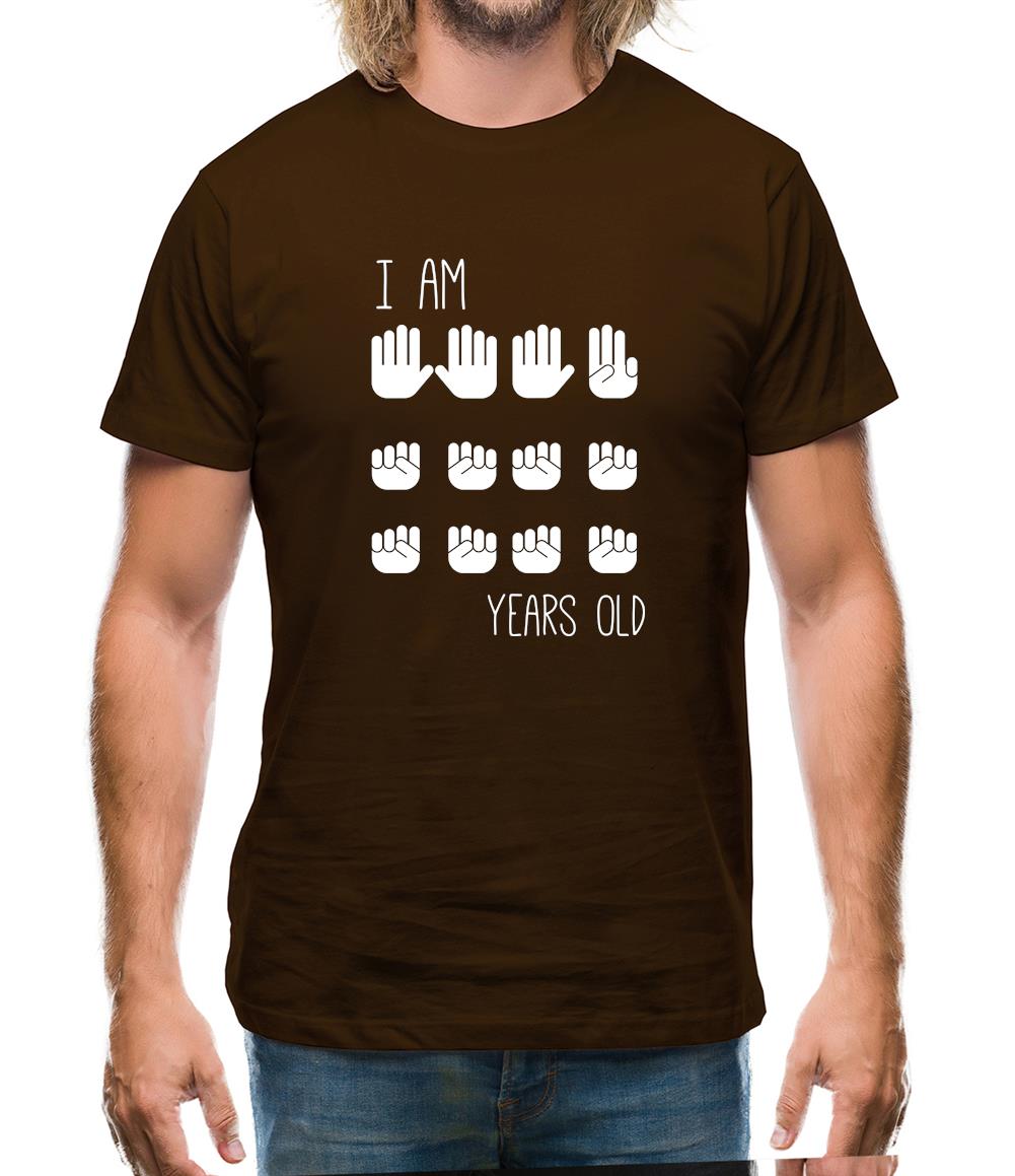 I Am 18 Years Old (Hands) Mens T-Shirt