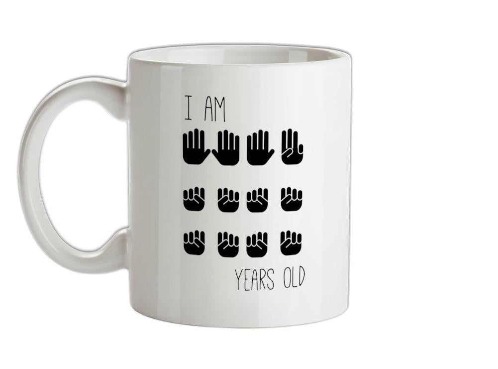 I Am 18 Years Old (Hands) Ceramic Mug