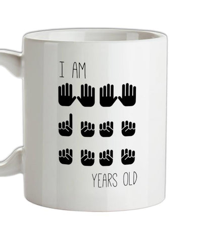I Am 21 Years Old (Hands) Ceramic Mug