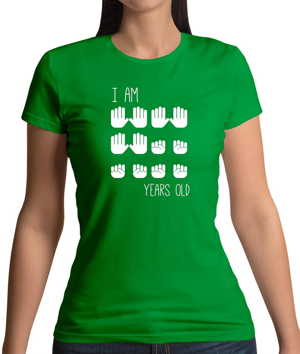 I Am 30 Years Old (Hands) Womens T-Shirt