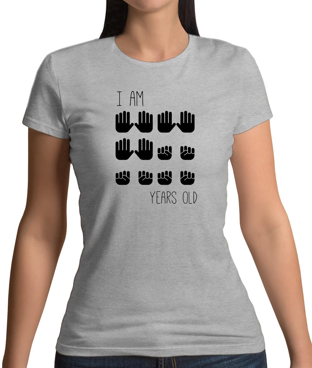 I Am 30 Years Old (Hands) Womens T-Shirt