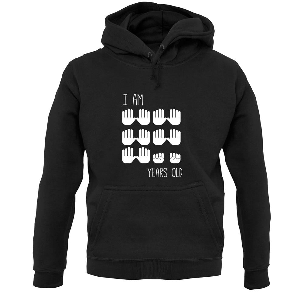 I Am 50 Years Old (Hands) Unisex Hoodie